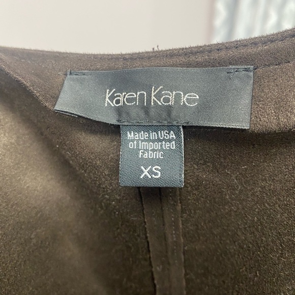 Karen Kane Faux Suede Fringe Vest - Picture 6 of 6